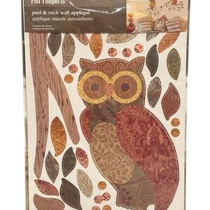 Pier 1 Imports Owl Peel And Stick Applique 28” X 20” 58 Pieces New In Package